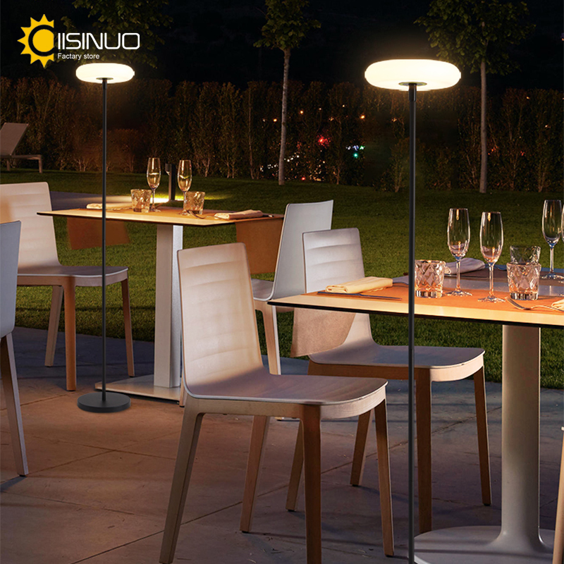 Halo Outdoor Lighting - Outdoor Floor Lamp Solar Powered Light