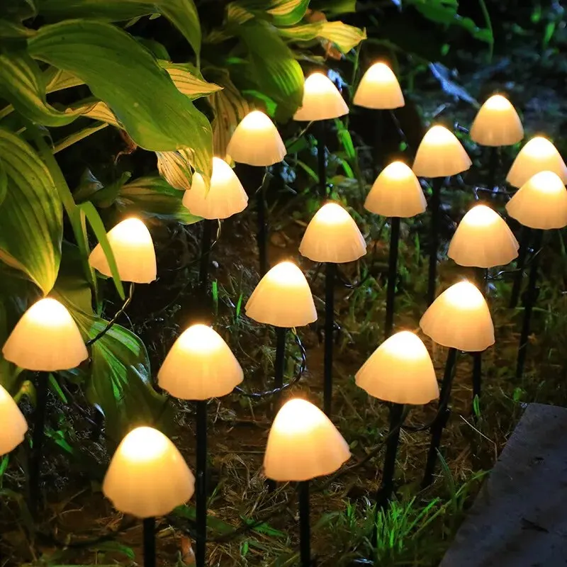 Outdoor Lighting Transformer - 10 LED Solar Mushroom Lights Outdoor