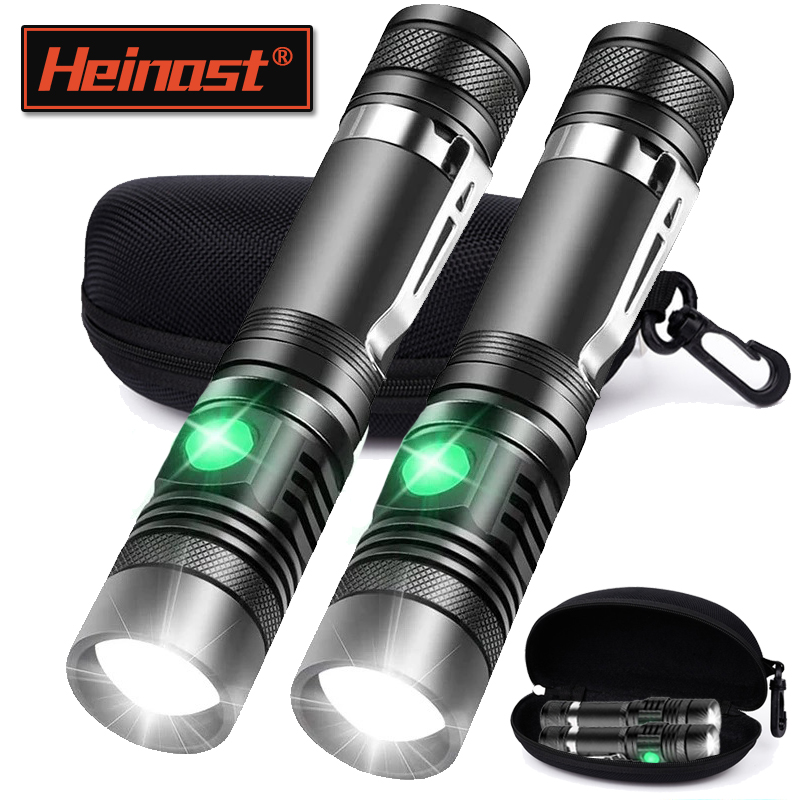 Outdoor Lighting House - Rechargeable T6 Handheld Flashlight Use 18650