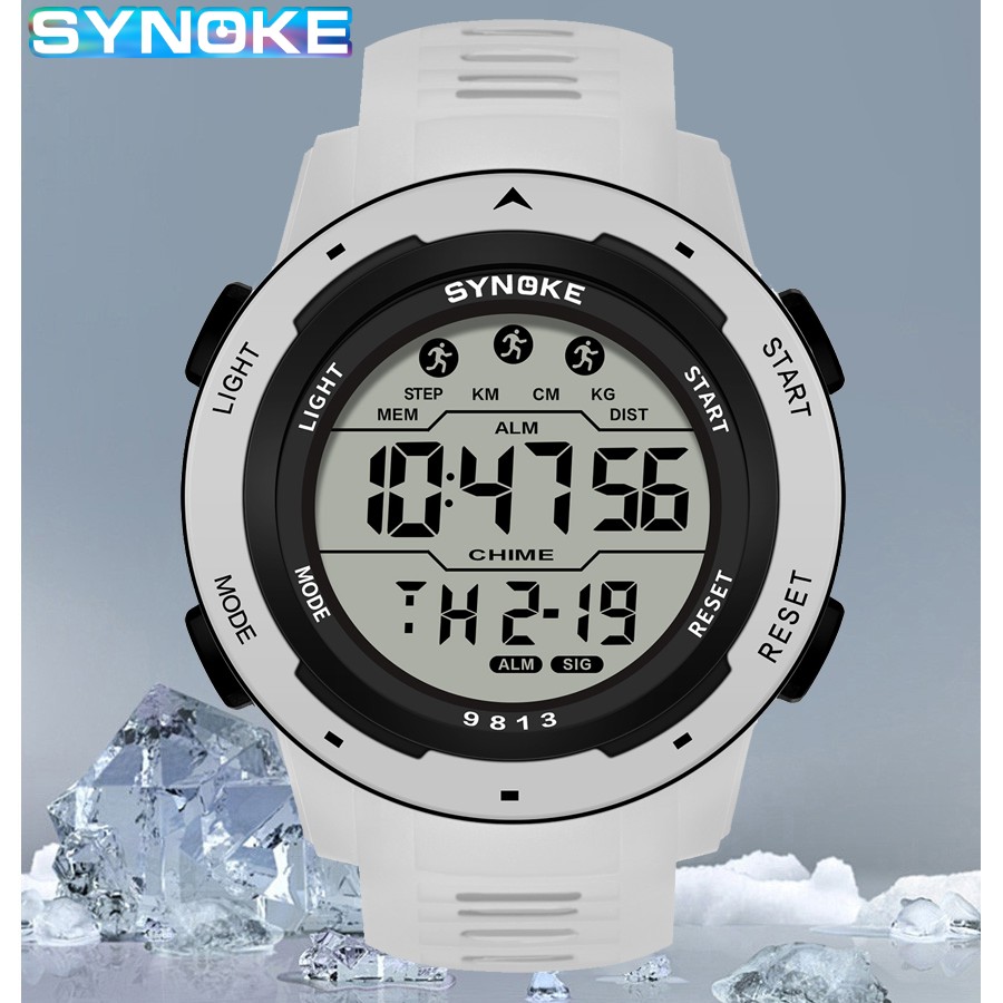Outdoor Lighting Bollards - Synoke Couple watches Digital Watch Outdoor