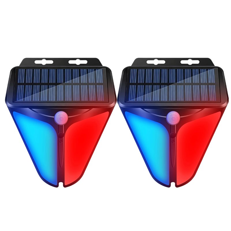 Outdoor Lighting With Motion Sensor - A24U Solar Powered Strobe Warning Light