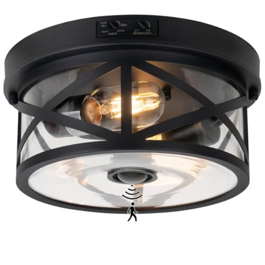 Outdoor Lighting With Motion Sensor - Motion Sensor Outdoor Ceiling Light, Adjustable