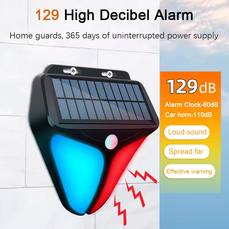 Outdoor Lighting Transformer - Outdoor Solar Alarms Light 4 Mode