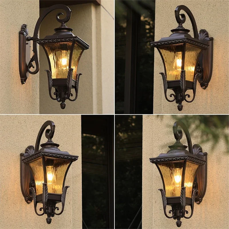 Outdoor Lighting Linear - Villa Community European-style Outdoor Wall Light