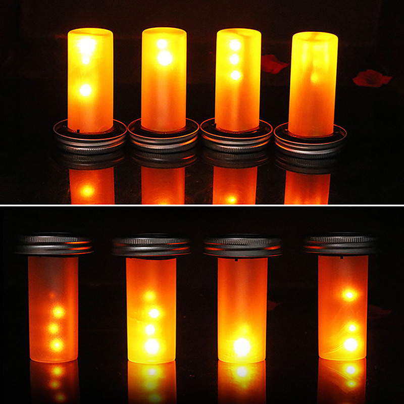 1Pc Solar LED Lit Light Torch  - Fire Torch Solar ulasan dan harga