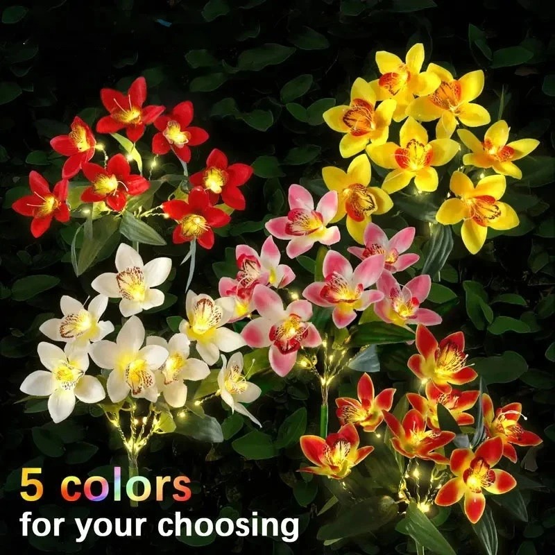 Orchid Ground LED Light Artifi - Halo Outdoor Lighting ulasan dan harga