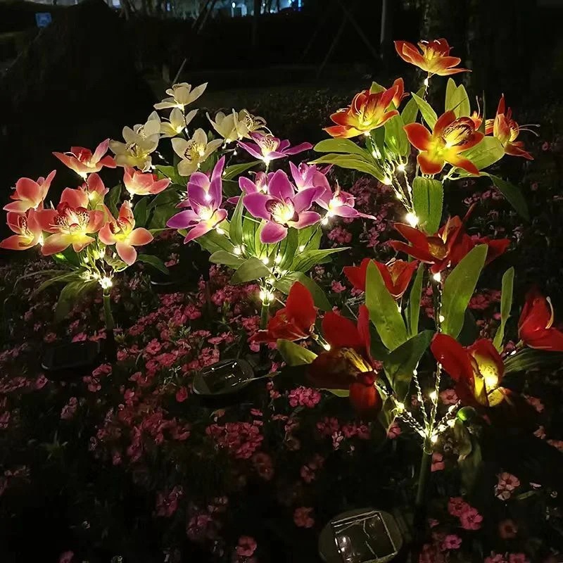 Orchid Ground LED Light Artifi - Halo Outdoor Lighting ulasan dan harga