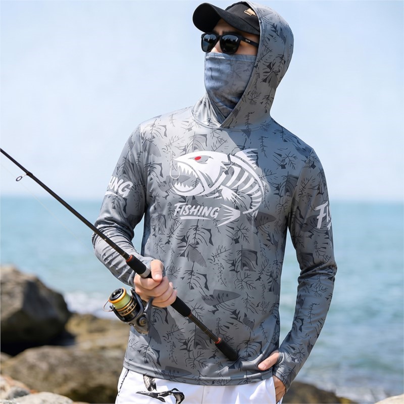 Connected Fisherman Hat UV Res - Outdoor Lighting Jersey ulasan dan harga