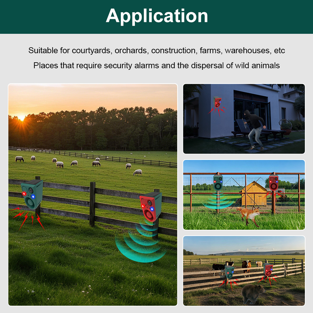 Solar Motion Sensor Animal Rep - Outdoor Lighting With Motion Sensor ulasan dan harga