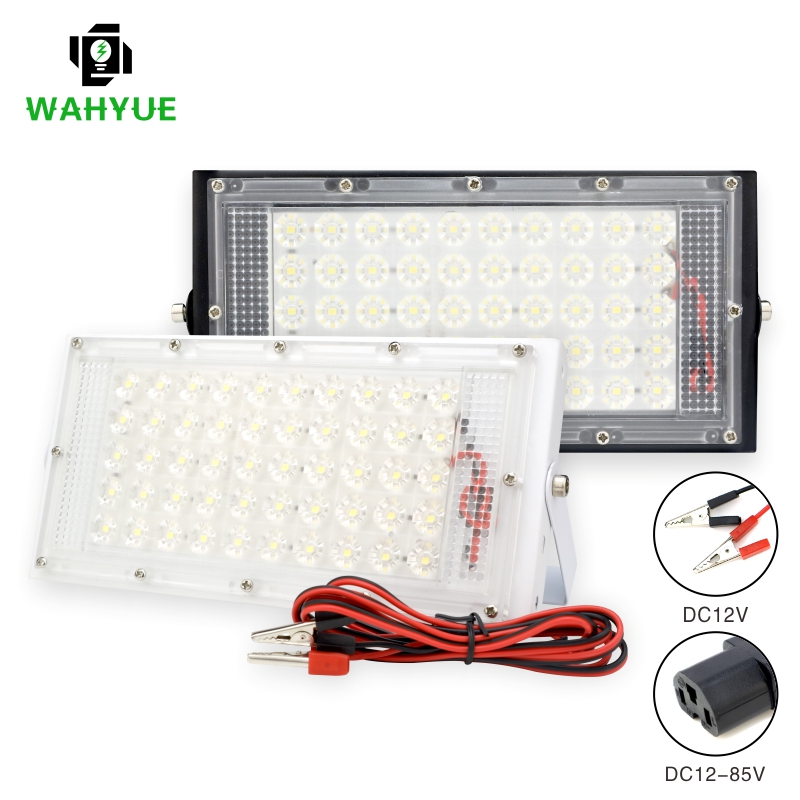 DC 12V-85V 50W Led Flood Light - Outdoor Lighting Volt ulasan dan harga