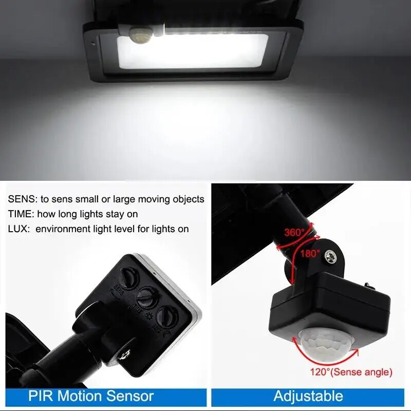 PIR Motion Sensor LED Floodlig - Outdoor Lighting Linear ulasan dan harga