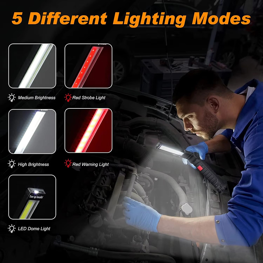 Portable LED Flashlight with M - Outdoor Lighting House ulasan dan harga