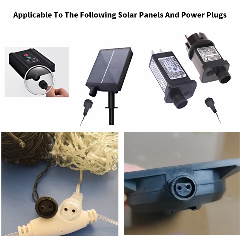 2Pin LED Connector With 25cm C - Outdoor Lighting Cable ulasan dan harga