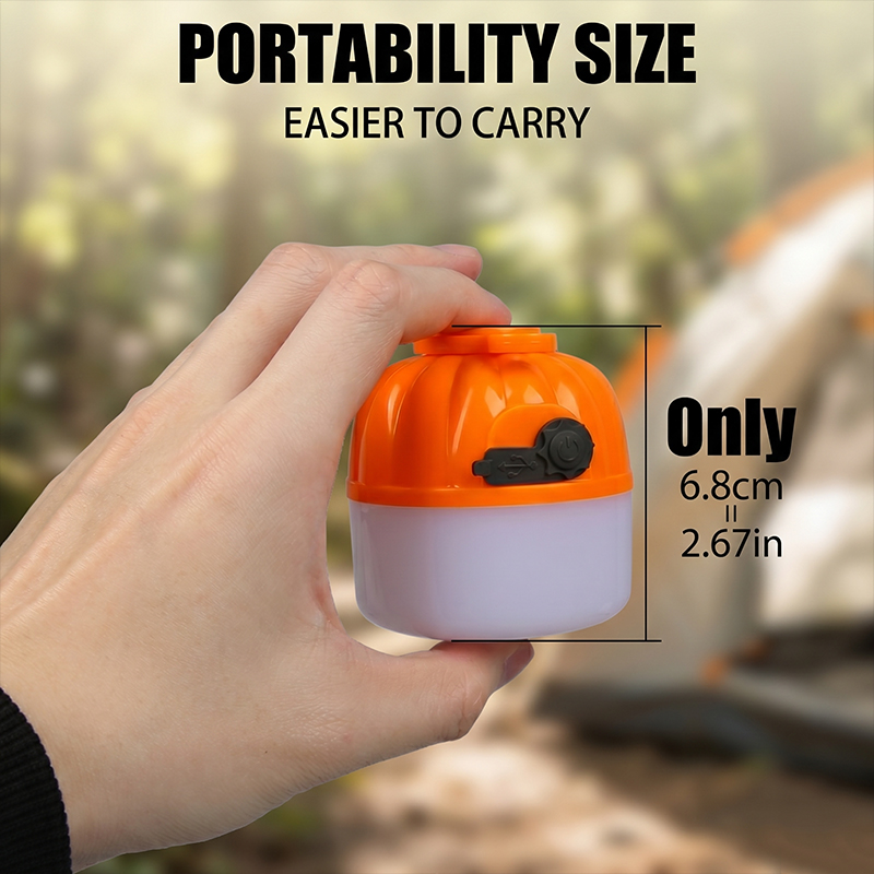 Mini Portable LED Pumpkin Bulb - Outdoor Lighting Bollards ulasan dan harga