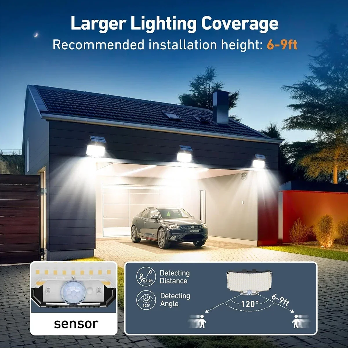 234LED Solar Outdoor Lights Mo - Outdoor Lighting Garden ulasan dan harga
