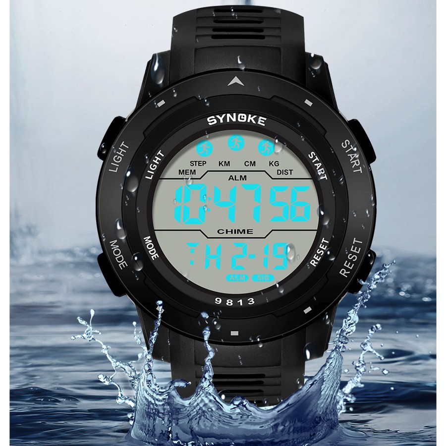 Synoke Couple watches Digital  - Outdoor Lighting Bollards ulasan dan harga