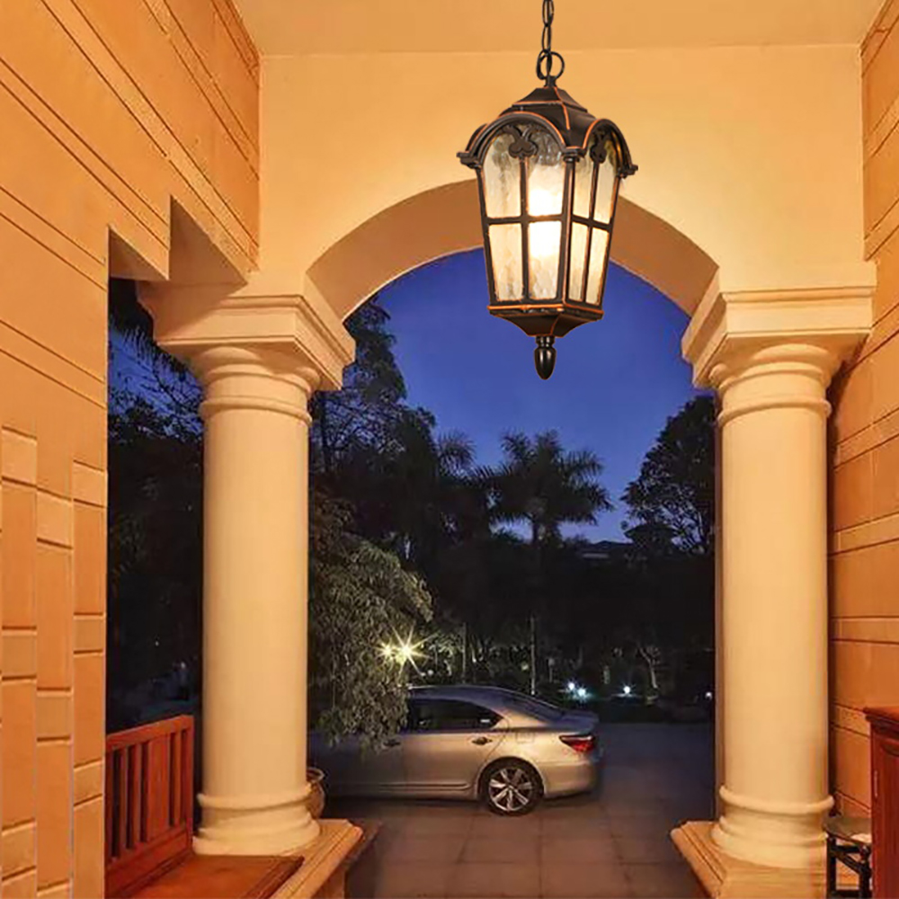 Outdoor chandelier waterproof  - Outdoor Lighting Under Roof ulasan dan harga
