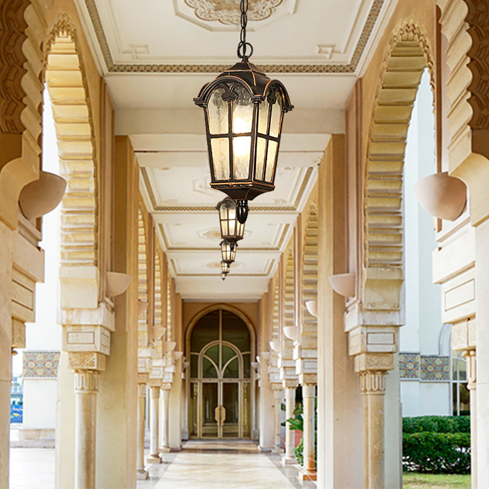 Outdoor chandelier waterproof  - Outdoor Lighting Under Roof ulasan dan harga
