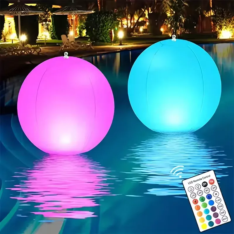1-5PCS Floating Pool Lights wi - Outdoor Lighting Around Pool ulasan dan harga