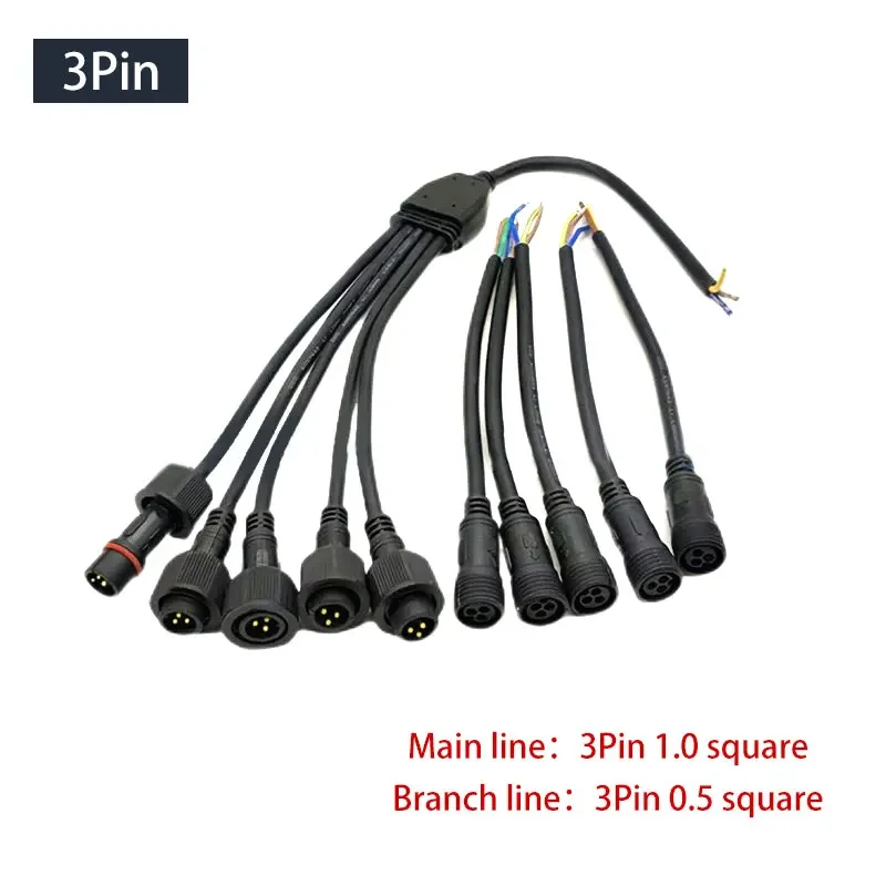 Waterproof Y-Type Wire Splitte - Outdoor Lighting Cable ulasan dan harga