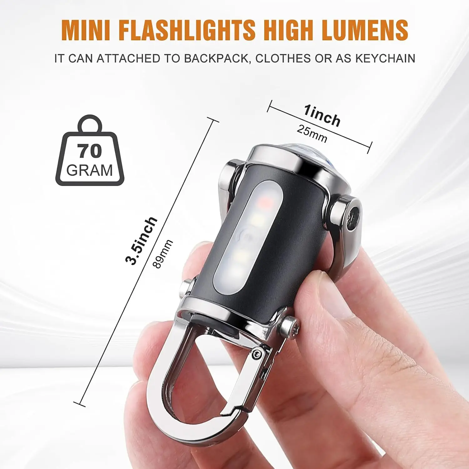 Mini Keychain Flashlight Recha - Outdoor Lighting Bollards ulasan dan harga