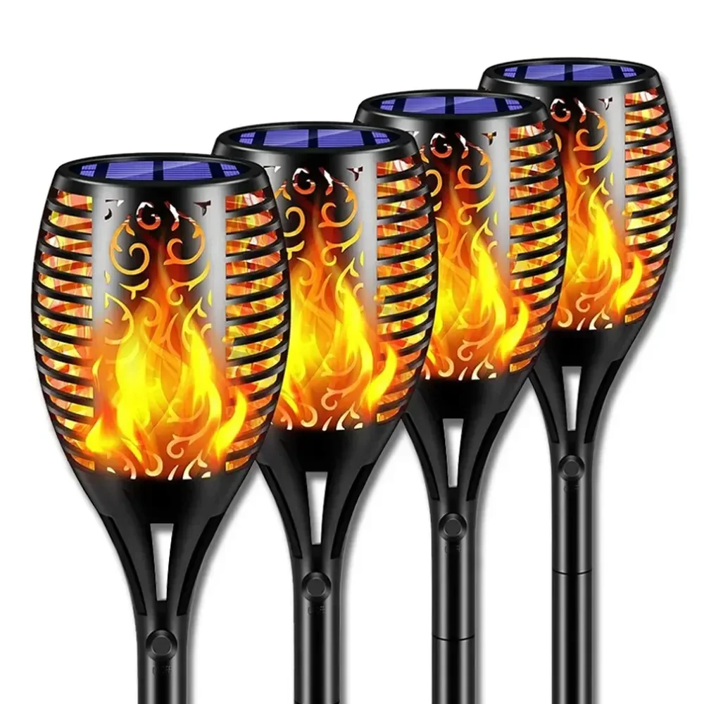 Outdoor Solar Garden Torch Lig - Fire Torch Solar ulasan dan harga