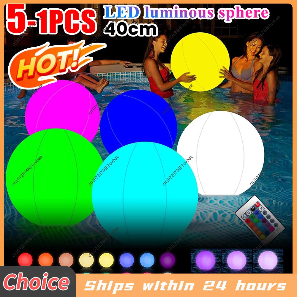 Inflatable Pool LED Balloon Re - Outdoor Lighting Around Pool ulasan dan harga
