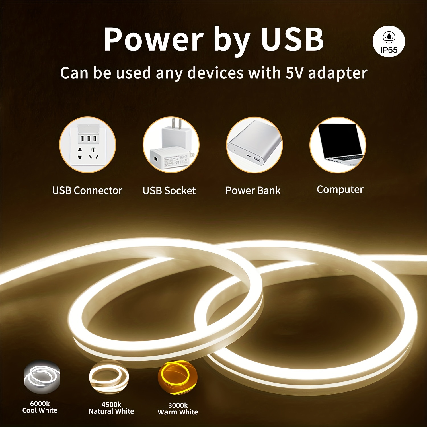 Neon LED Light Strip 5V USB Mo - Outdoor Lighting Switch ulasan dan harga