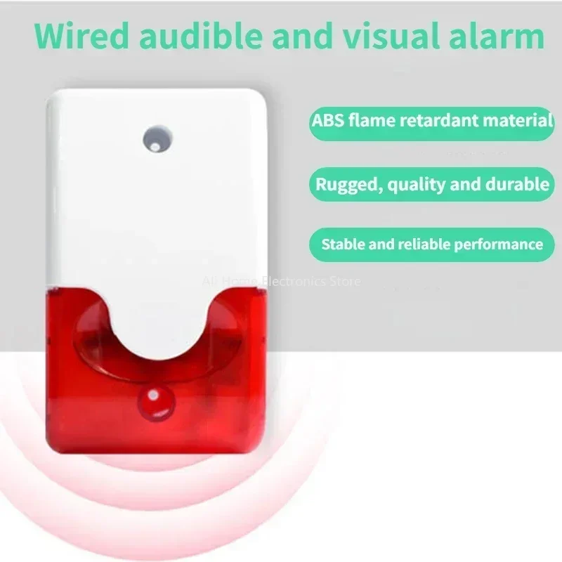 Strobe Siren Alarm 103 dB Horn - Outdoor Lighting Cable ulasan dan harga