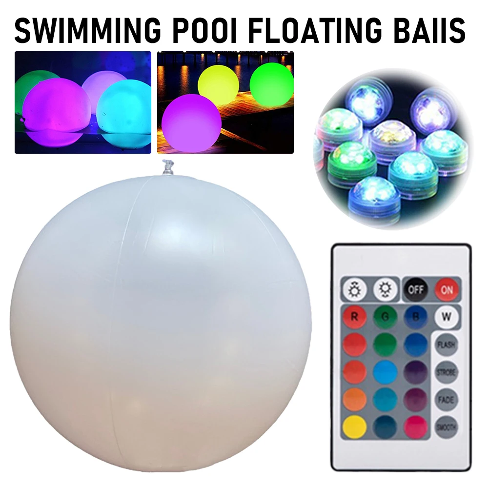 60/90cm Luminous LED Throwing  - Outdoor Lighting Around Pool ulasan dan harga
