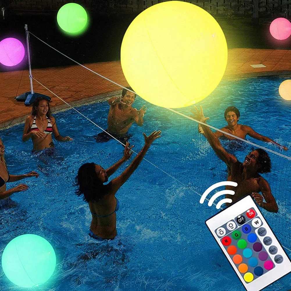 60/90cm Luminous LED Throwing  - Outdoor Lighting Around Pool ulasan dan harga