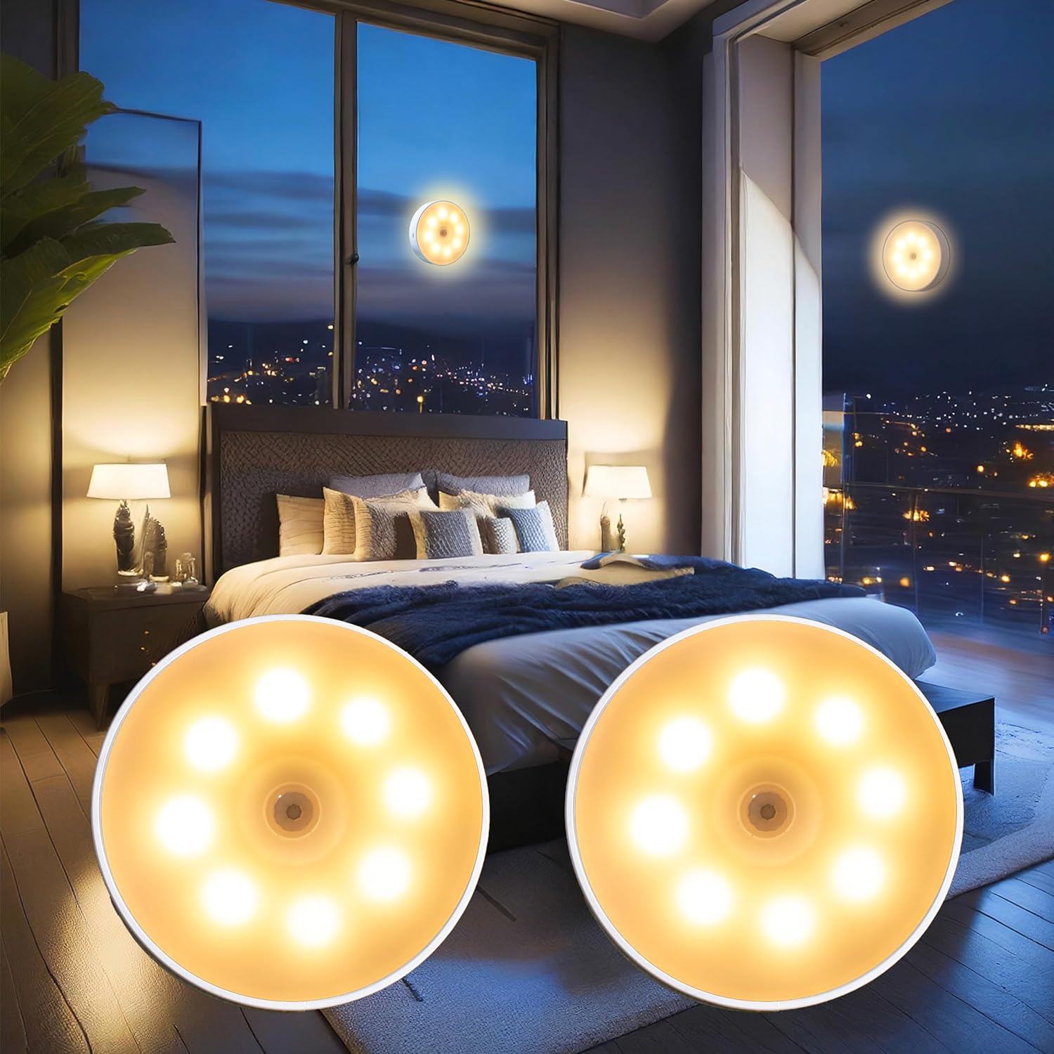 Motion Sensor Night Lamp Recha - Halo Outdoor Lighting ulasan dan harga
