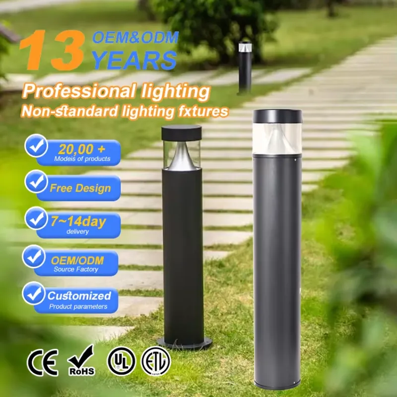 3/7/12W Modern Aluminum LED Bo - Outdoor Lighting Bollards ulasan dan harga