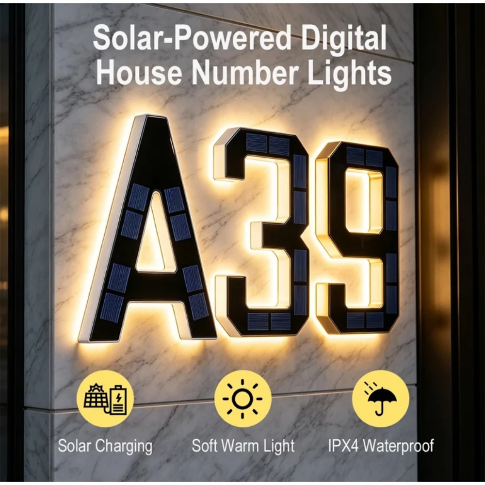 New LED Solar House Number Lig - Outdoor Lighting Architectural ulasan dan harga