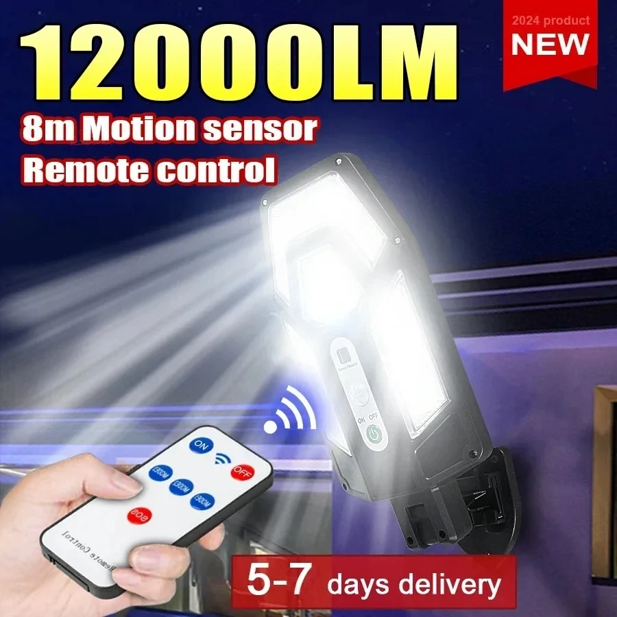 12000LM Powerful Solar Wall La - Halo Outdoor Lighting ulasan dan harga