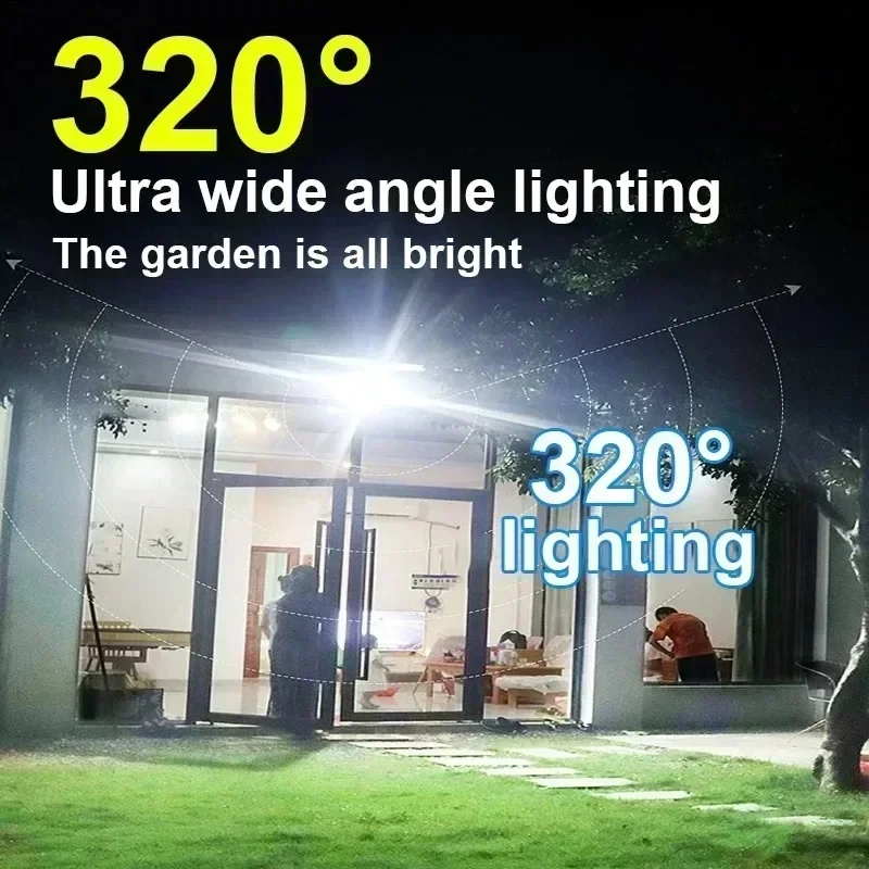 12000LM Powerful Solar Wall La - Halo Outdoor Lighting ulasan dan harga