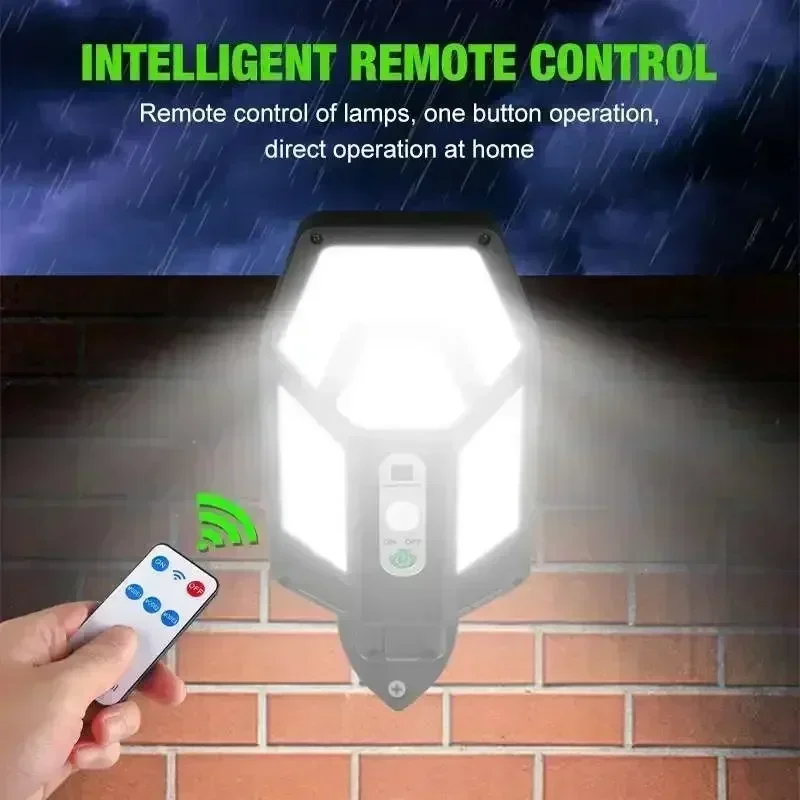 12000LM Powerful Solar Wall La - Halo Outdoor Lighting ulasan dan harga