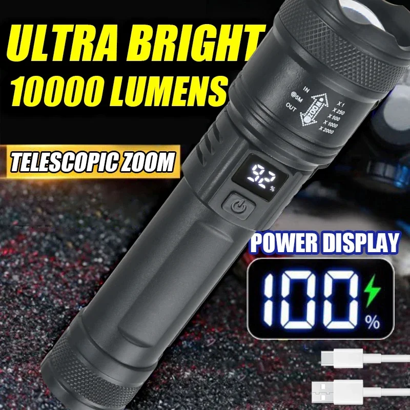 9900LM Powerful LED Flashlight - Outdoor Lighting Junction Box ulasan dan harga