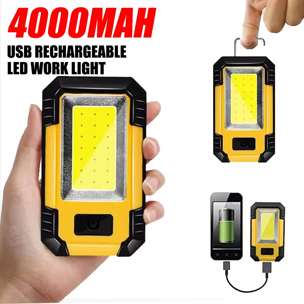 Rechargeable 4000MaH Work Ligh - Outdoor Lighting Bollards ulasan dan harga