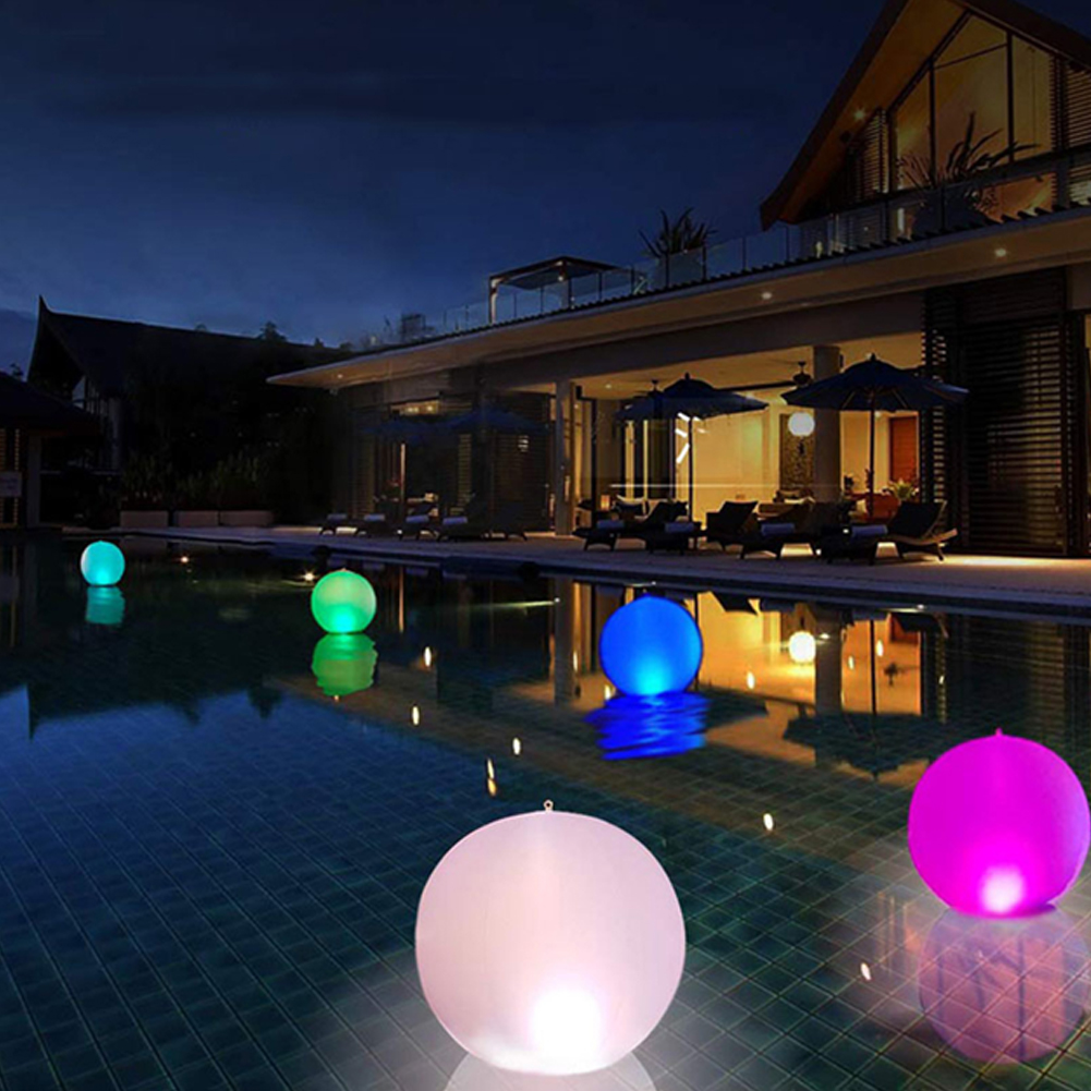 Inflatable Pool LED Balloon Re - Outdoor Lighting Around Pool ulasan dan harga
