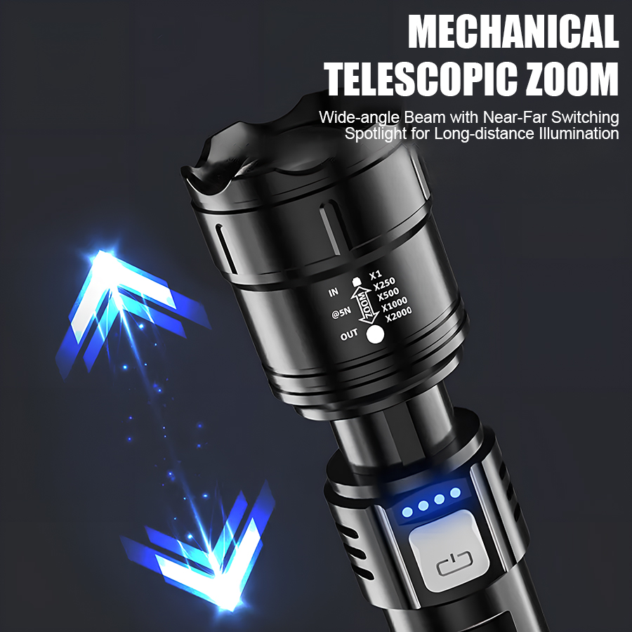 High Power P50 LED Flashlight  - Outdoor Lighting Bollards ulasan dan harga