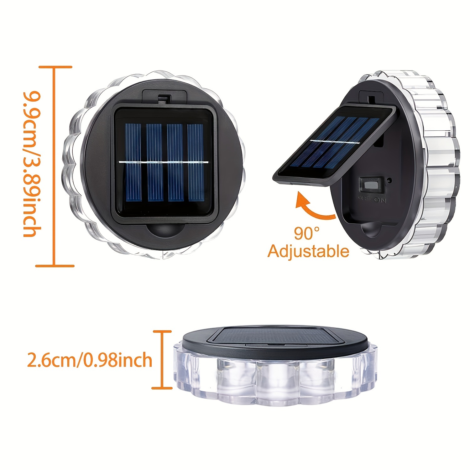 4 Packs Waterproof LED Decorat - Outdoor Lighting Around Pool ulasan dan harga