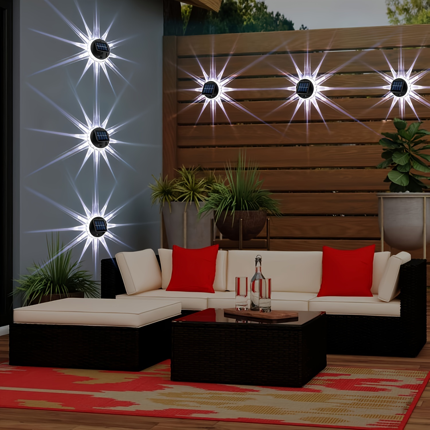 4 Packs Waterproof LED Decorat - Outdoor Lighting Around Pool ulasan dan harga