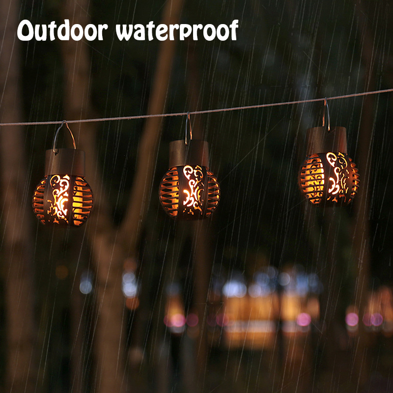 LED Solar Light Outdoor Garden - Fire Torch Solar ulasan dan harga