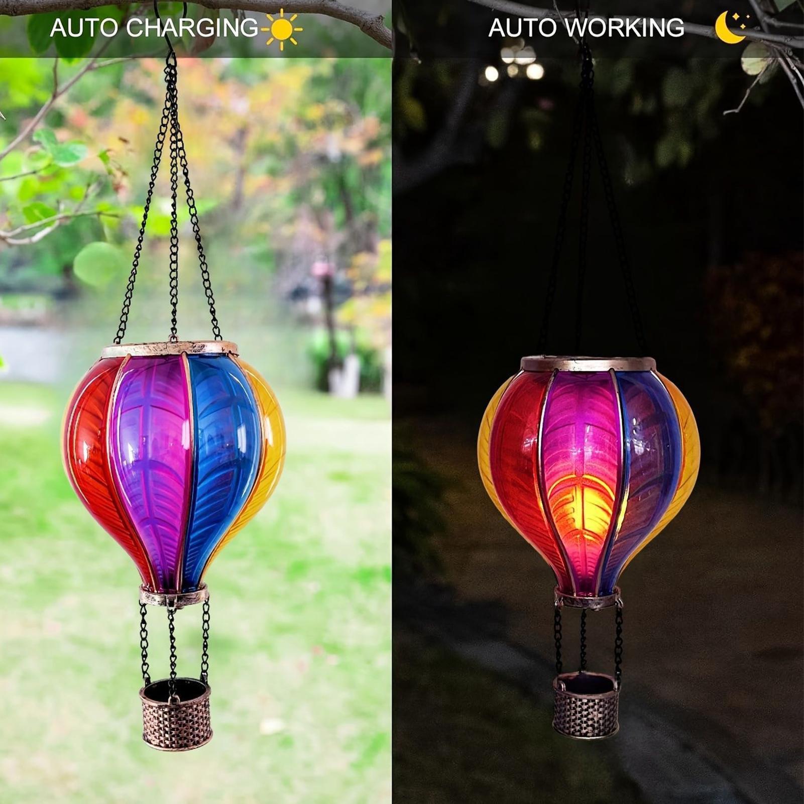 Hot Air Balloon Lanterns Solar - Halo Outdoor Lighting ulasan dan harga