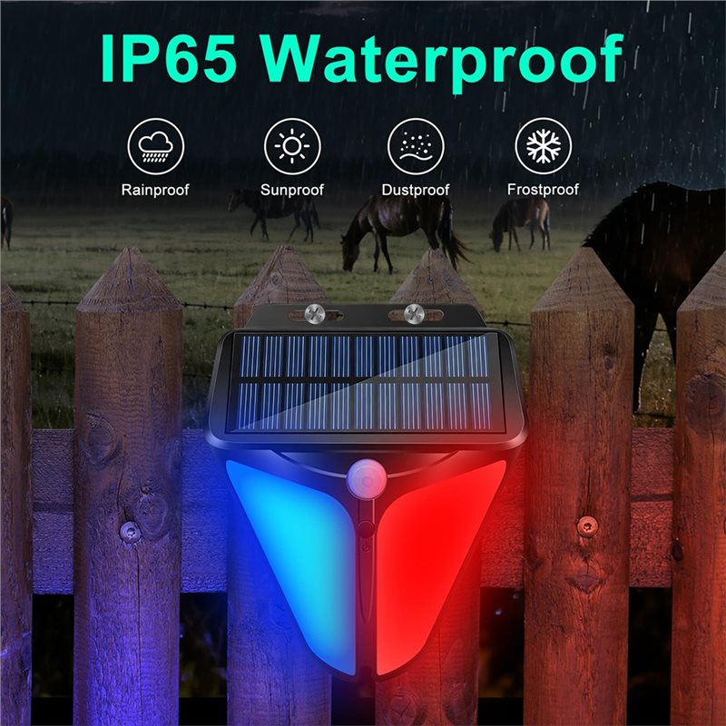 A24U Solar Powered Strobe Warn - Outdoor Lighting With Motion Sensor ulasan dan harga