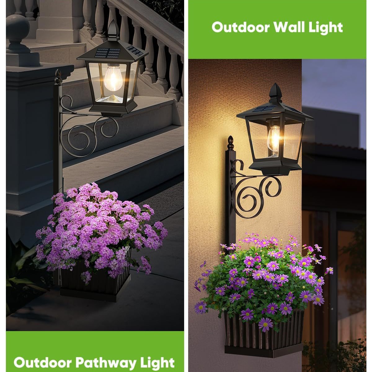 2 in 1 Solar Planter Lamp Wate - Outdoor Lighting Garden ulasan dan harga