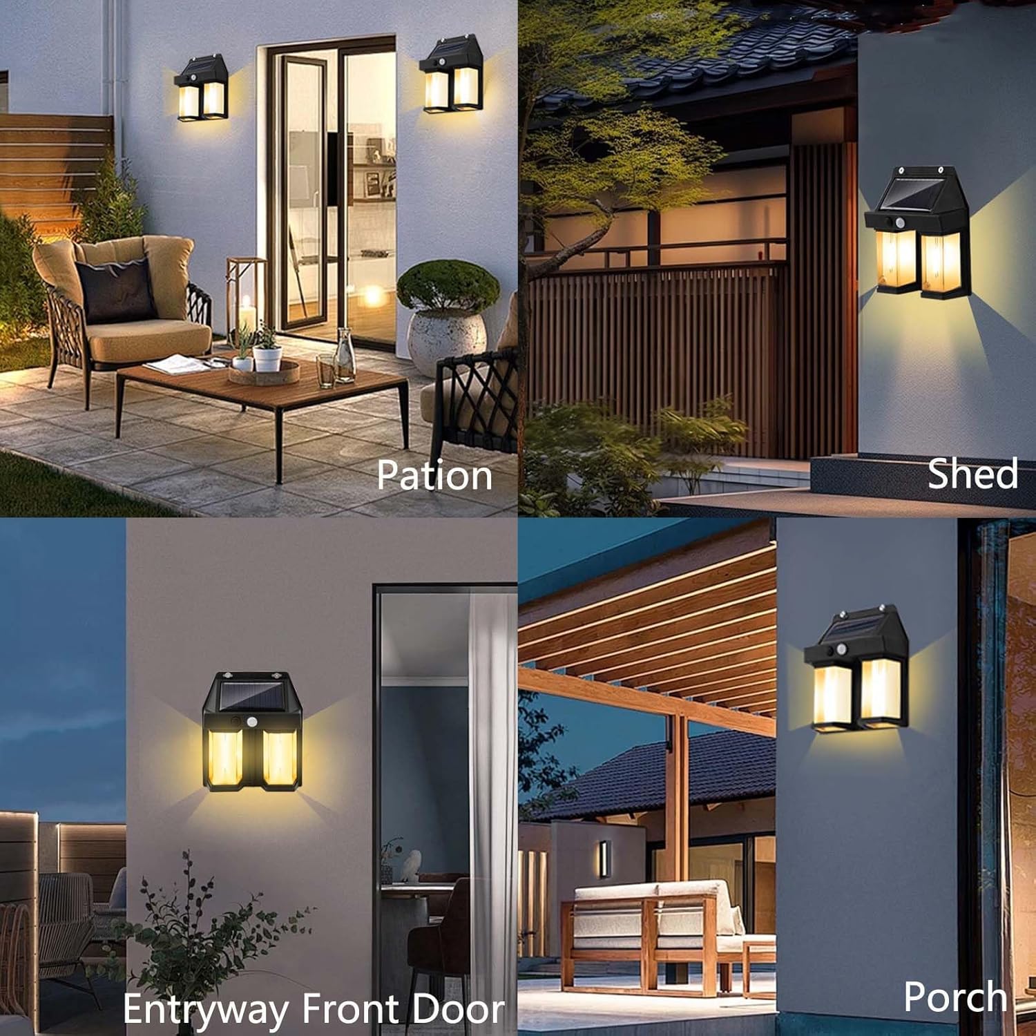 Solar Powered Wall Light Vinta - Outdoor Lighting Linear ulasan dan harga