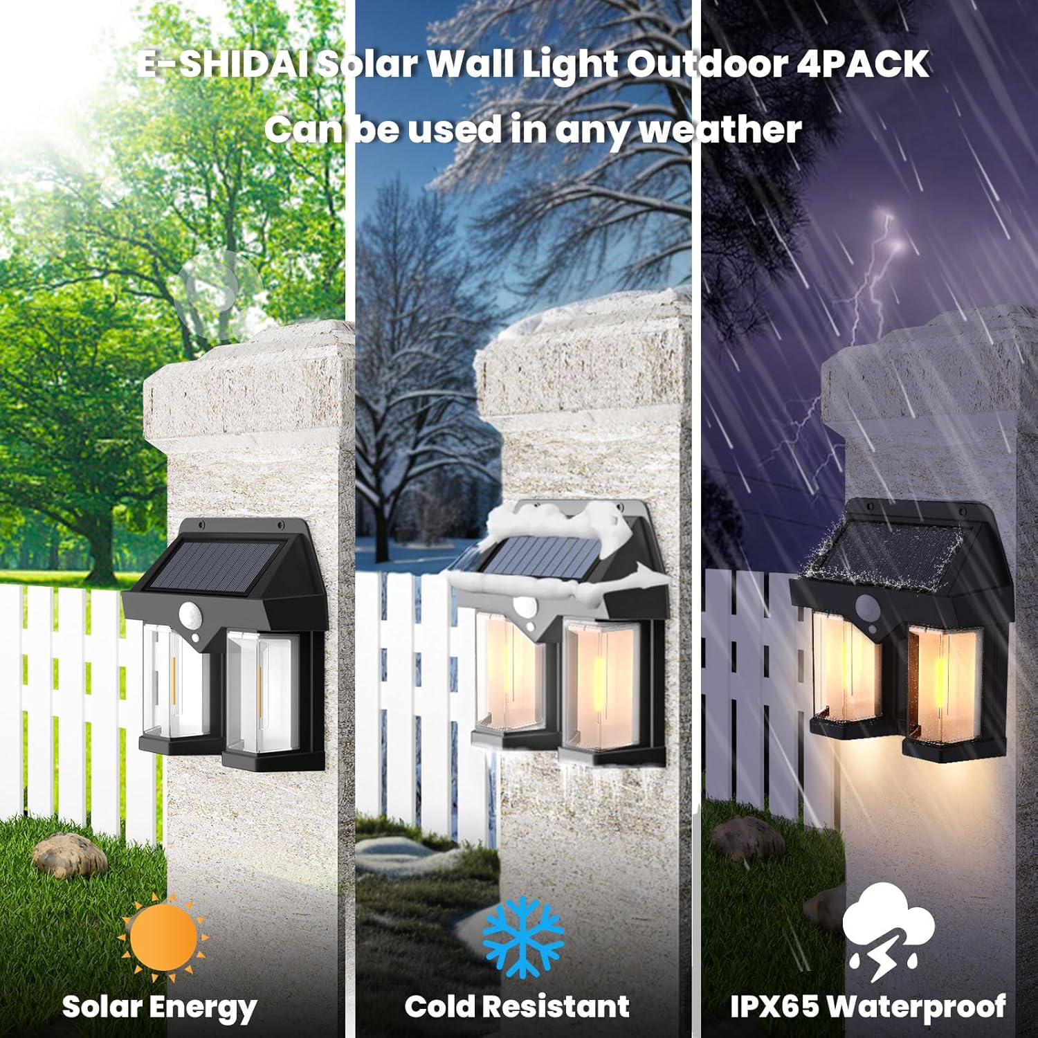 Solar Powered Wall Light Vinta - Outdoor Lighting Linear ulasan dan harga
