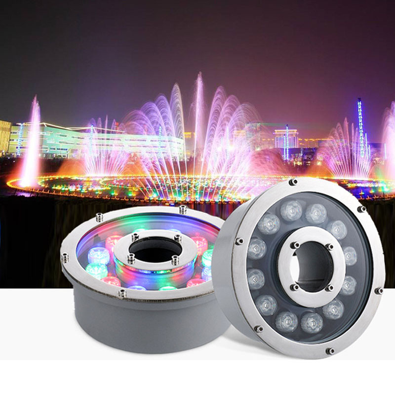 RGB LED Fountain Lamps 12V 24V - Outdoor Lighting Around Pool ulasan dan harga